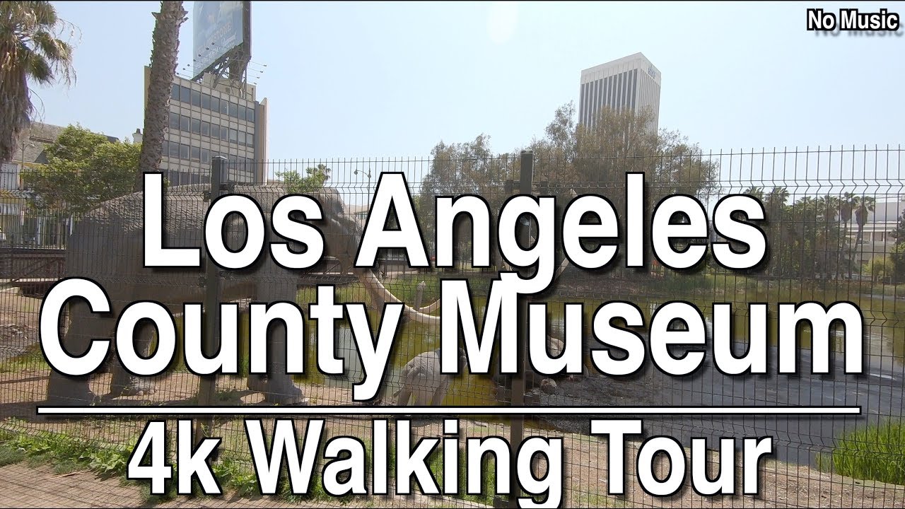 ⁣LACMA and La Brea Tar Pits Walking Tour | 4k Dji Osmo | No Music