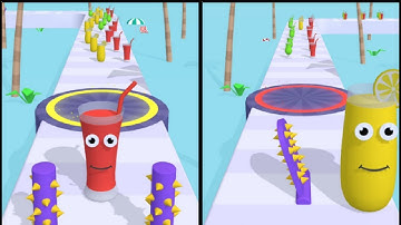Juice Run 😜🍉🍒 All-Levels 14-15 Gameplay Android, iOS Mobile Game Shorts |Googleplay Gaming 😜