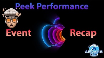 Apple Peek Performance | Event Recap