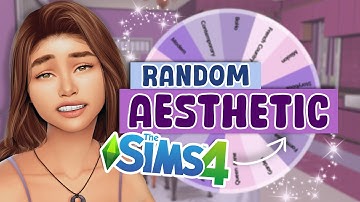 Using a RANDOM AESTHETIC to build an ALL PURPLE HOUSE in The Sims 4💜