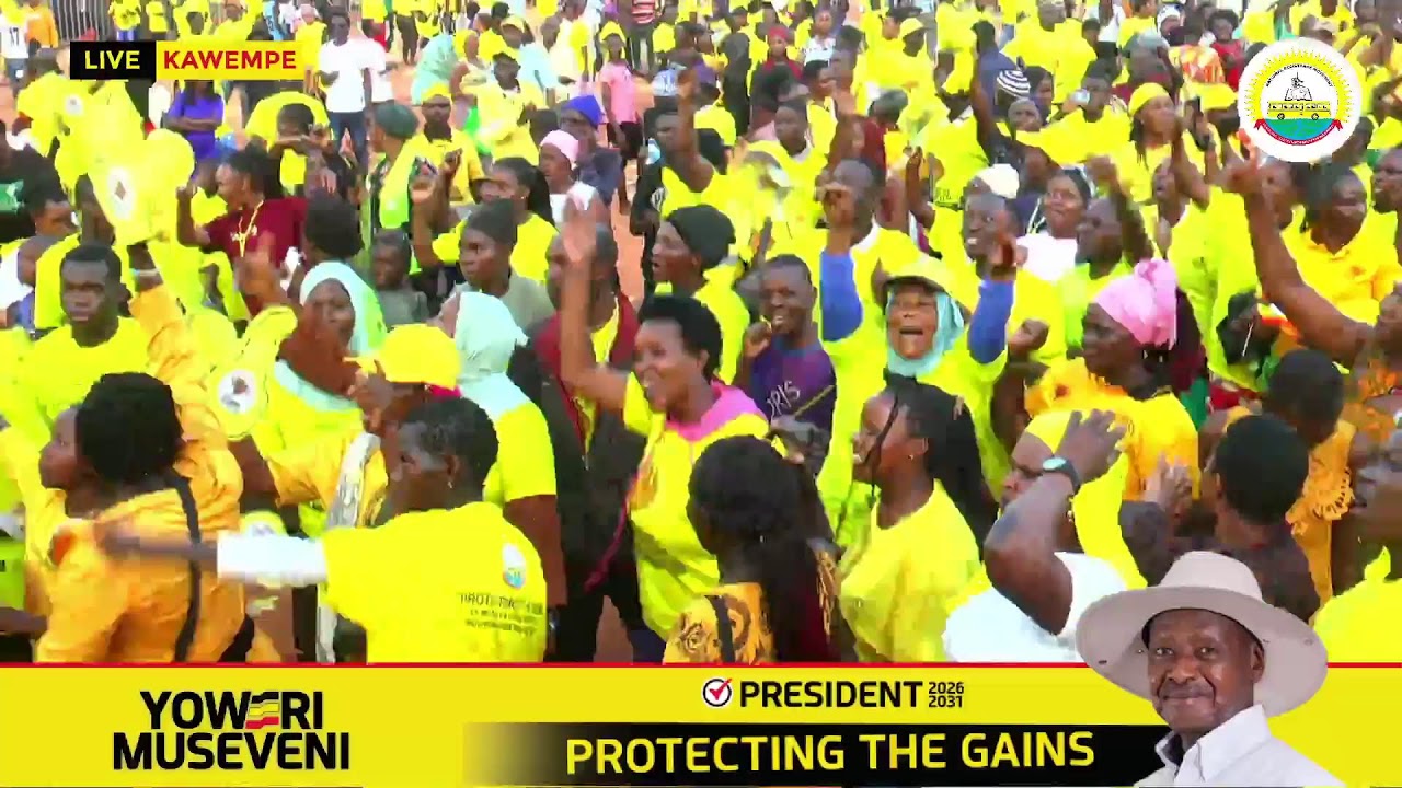 PRESIDENT MUSEVENI CAMPAIGNS IN KAWEMPE BUGANDA REGION