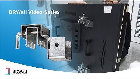 How To Install A Video Wall Display Unit Hook