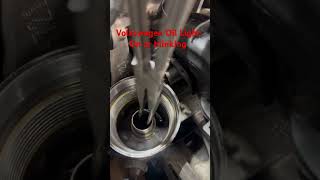Volkswagen Oil Light On
