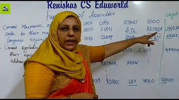 Function of assembler(Malayalam) /CS 303 System Software