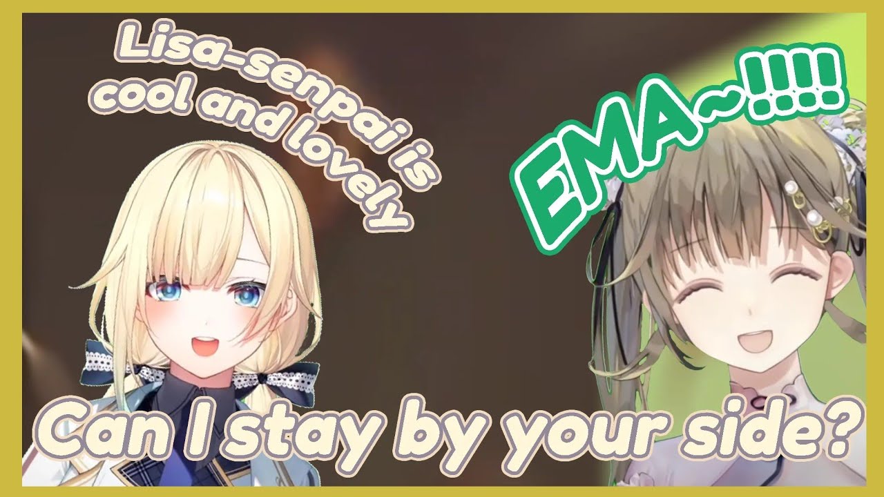 [ENG][VSPO] Hanabusa Lisa who fell in-love with Aizawa Ema's Goodluck Voice