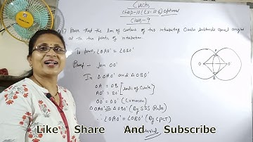 Class 9 || Ch-10 || Circles | Ex-10.6 - Optional | Q.no.1 | NCERT | Math