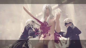 NieR:Automata Unlocking Desert Housing Area & Completing Quest The Machine Surge