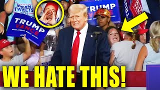BOOS ERUPT as Trump Rally Takes TURN FOR THE WORST!