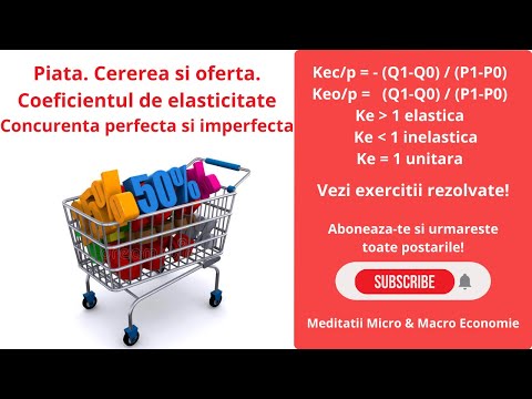 Video: Reducerea ofertei unui bun duce la o creștere a cererii de bunuri complementare