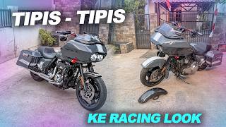 SWAPPING IN A FULL CARBON FRONT FENDER ON THE HARLEY ROAD GLIDE !!!