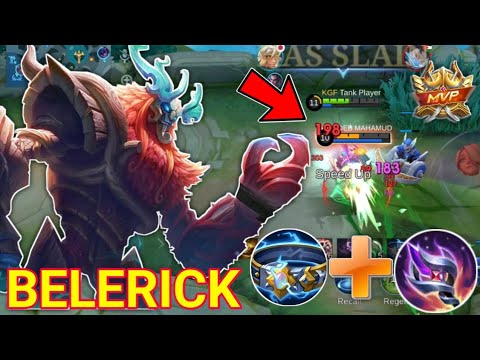 BELERICK BEST BUILD 💀🔥 MLBB TANK BELERICK | Belerick tank build ...