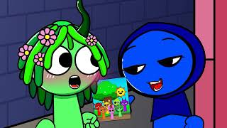 Incredibox Sprunki - Orange Oren At School Cartoon Animation