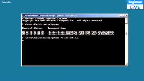 Windows Networking Command Line Tool - GETMAC