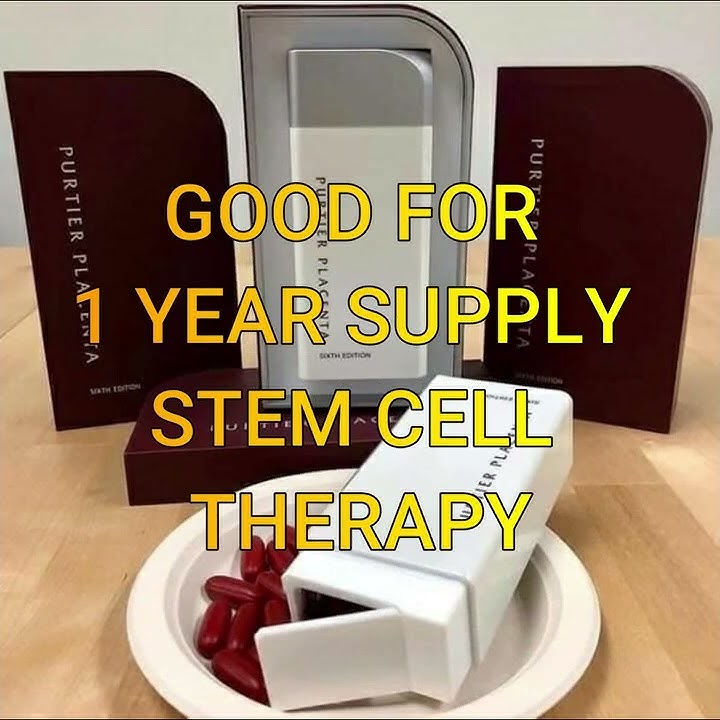 PROMO !!! PROMO !!! PROMO !!!  7   7 BOTTLES OF PURTIER PLACENTA  1 YEAR SUPPLY OF STEM CELL THERAPY