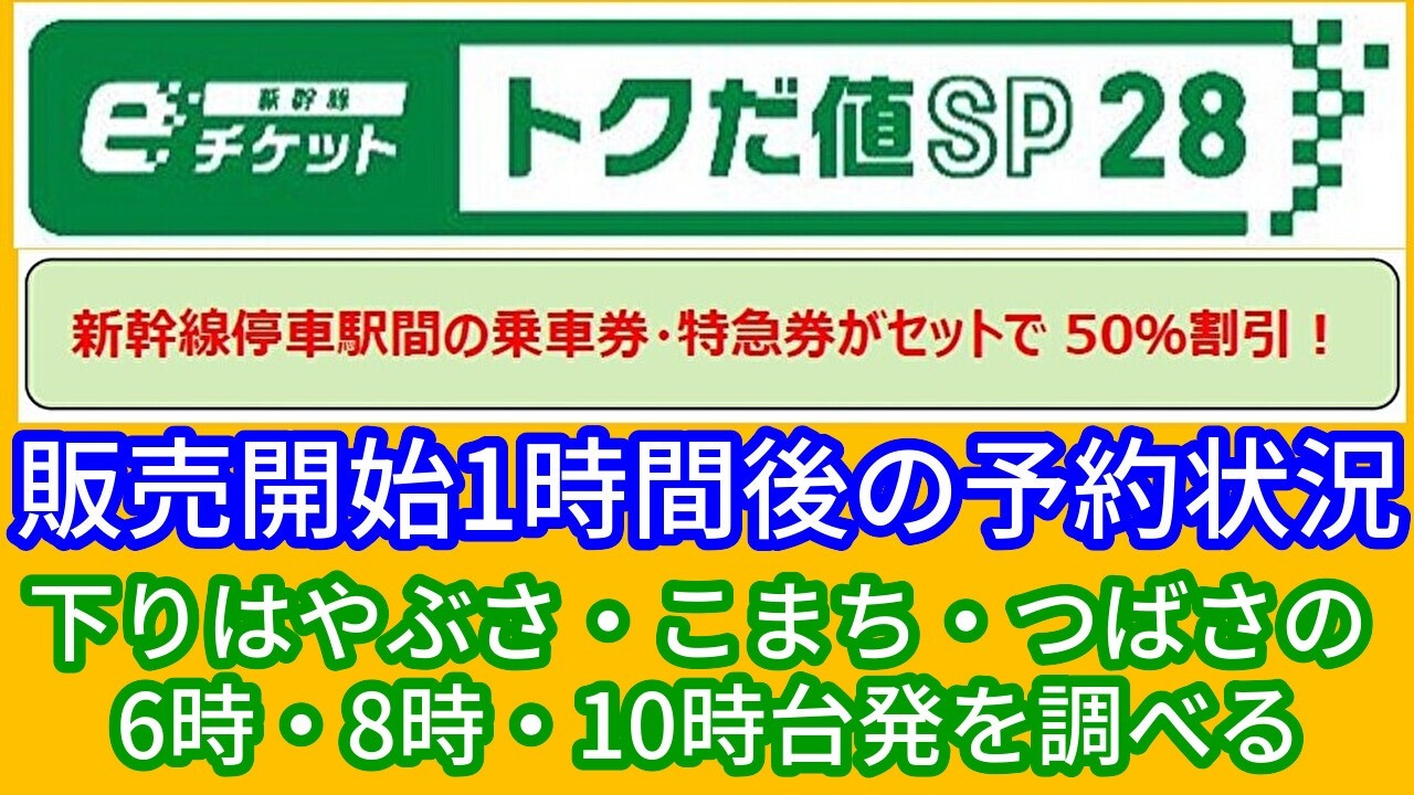 Shinkansen e-ticket (Tokudane Special 28)] Check the reservation