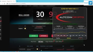 SUPER BOT WIN - LUCKYGAMES - PROFIT 500 DOGECOIN