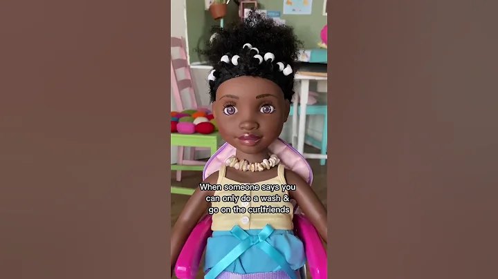 I've never seen a doll with box braids before #shorts #naturalhair #blackdolls #healthyrootsdolls