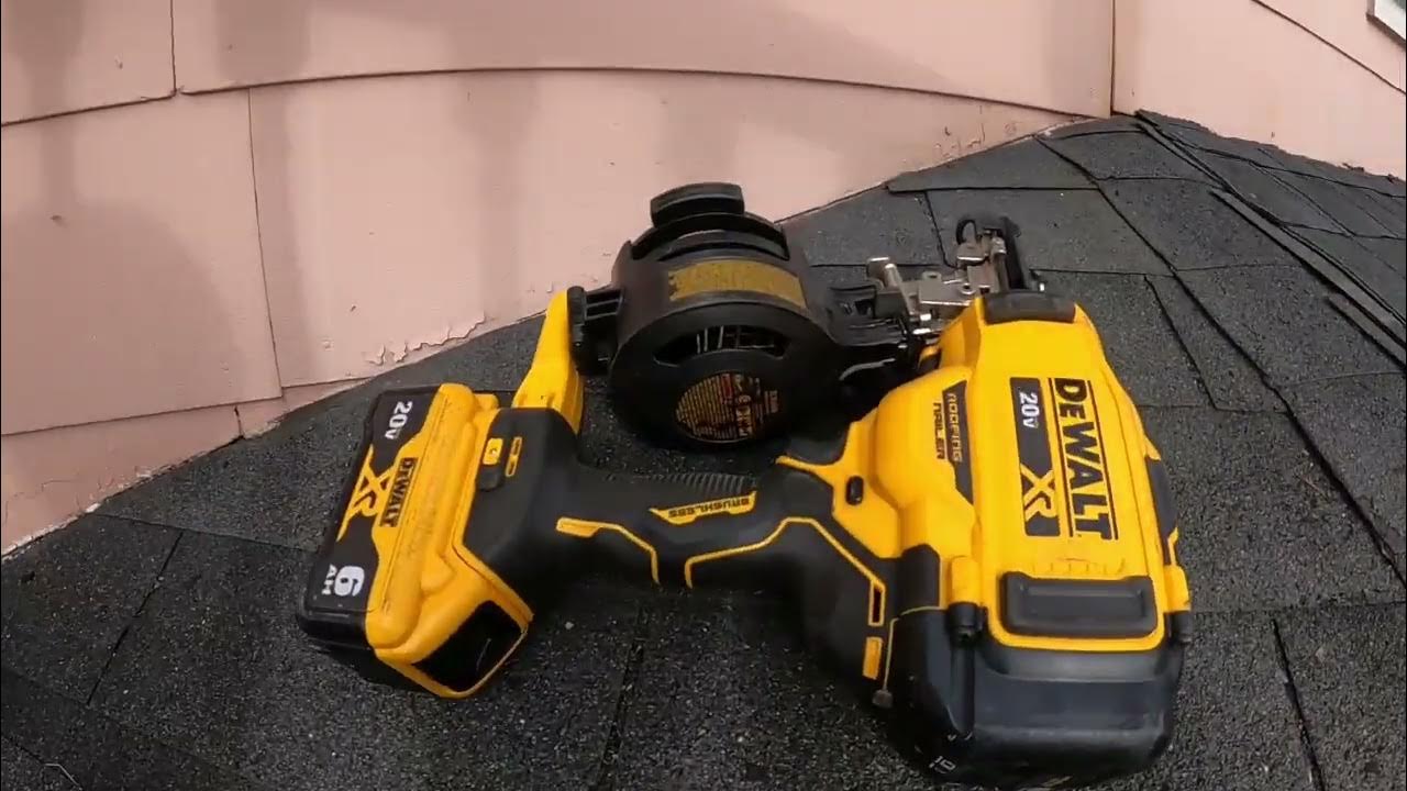 DEWALT Cordless Roofing Gun The best !! YouTube