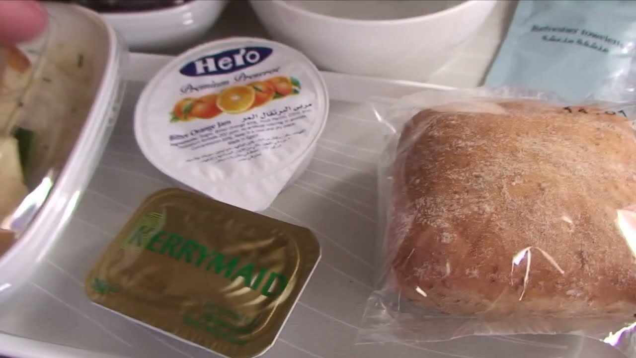 Onboard Emirates Flight EK1. Dubai, UAE to London Heathrow, UK