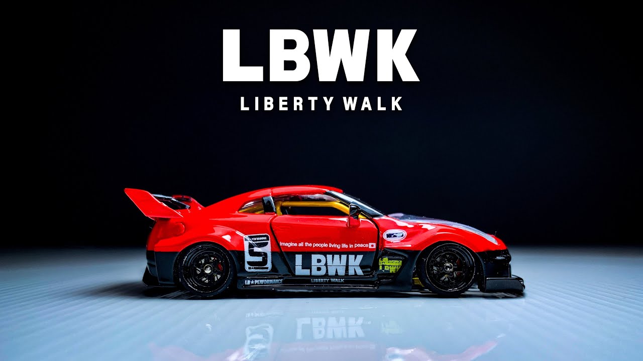 ⁣Nissan GTR LBWK Super Silhouette Majorette custom with awesome detail