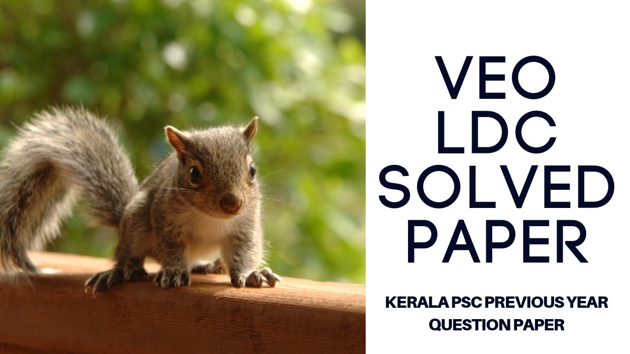 #25 VEO Previous Solved Paper | Kerala PSC | Easy PSC | VEO Previous Question Paper | LDC 2020 |