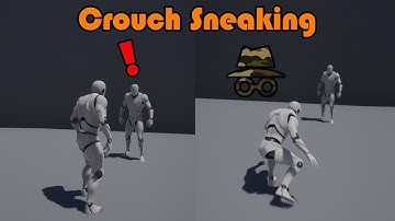 Sneaking When Crouching | Quieter Footsteps - Unreal Engine 4 Tutorial