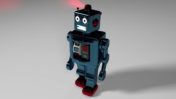 Cinema 4D - Robot Model and Animation