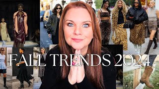 TOP 10 FALL FASHION TRENDS 2024 - wearable trends for Autumn. @ameliarosescloset