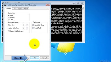 QuickEdit Mode in Command Prompt (DOS)