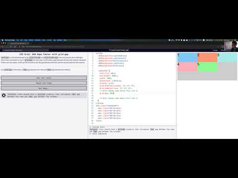 freeCodeCamp: Add Gaps Faster with grid-gap