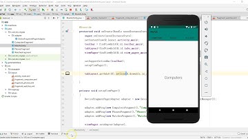 L6 10 Swipe Tab Set Icon in the Tablayout