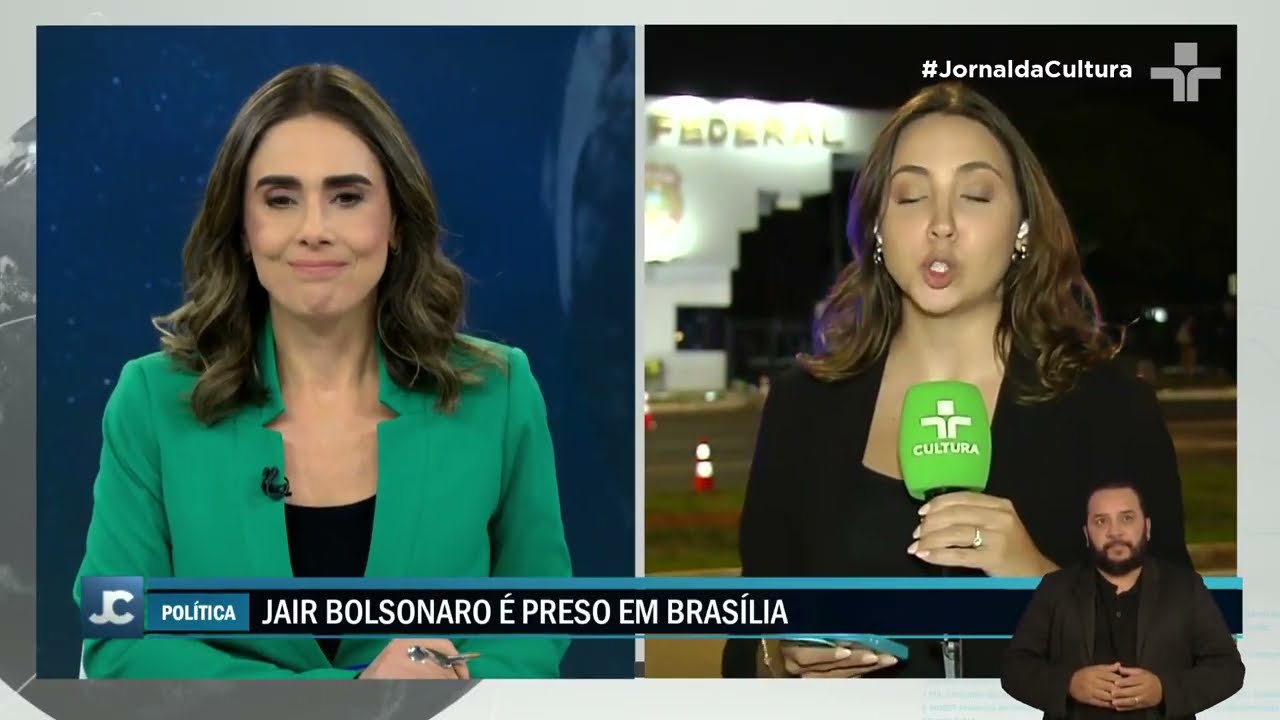 Ex-presidente Jair Bolsonaro é preso pela Polícia Federal em Brasília