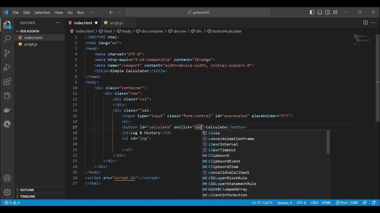 How to create a simple calculator using HTML, JavaScript, CSS 🔥🔥🔥 - YouTube