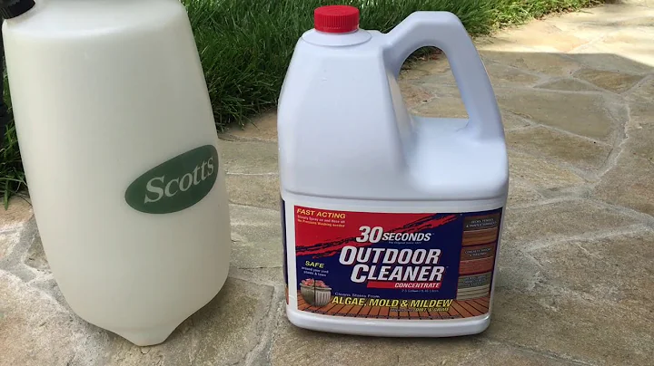 Nettoyer les surfaces extérieures en stucco avec 30 Second Outdoor Cleaner