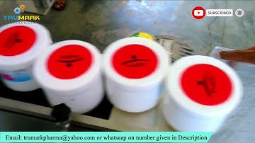 JAR TOP CAP LABELING MACHINE