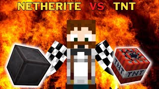 100000 TNT vs Netherite - How much TNT to DESTROY Netherite?