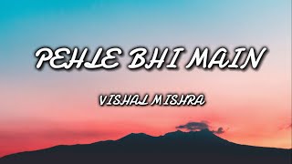 Pehle Bhi Main - Lofi Edition (LYRICS)