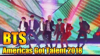 Global Sensation BTS Performs Idol on AGT Americas Got Talent 2018 Highlight｜GTF