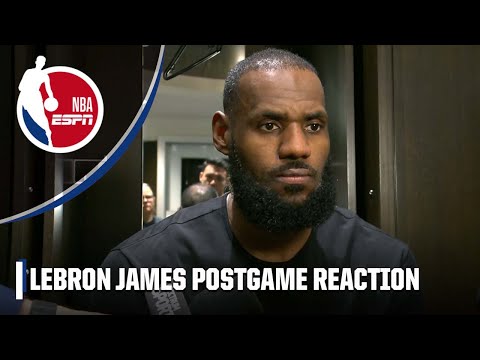 Lebron james speaks after lakers fall to 0-5: have to try to get better | nba on espn
