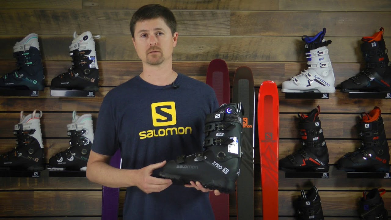 Salomon X Pro 100 CHC Ski Boots- Men's 2019 Review - YouTube