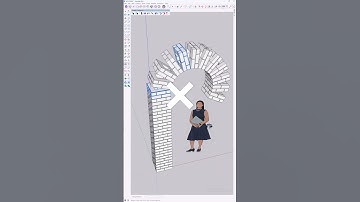 Fast arched brick modeling in SketchUp FredoScale makes complex arches simple, accurate, & editable