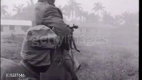 Gun Battle: Biafran Army Troops in Action | October 1968