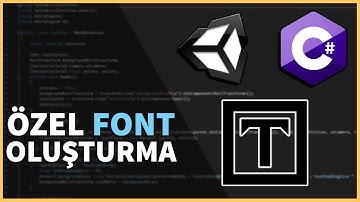 Özel Font Nasıl Oluşturulur | Yeni Başlayanlar İçin Unity 2D 3D C#