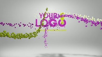 Flying Bubbles Logo Reveal - logo reveal video maker with flying bubbles animation
