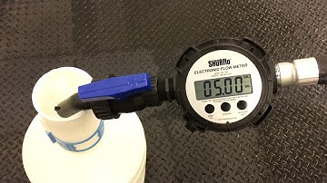 SHURflo Flow Meter Calibration