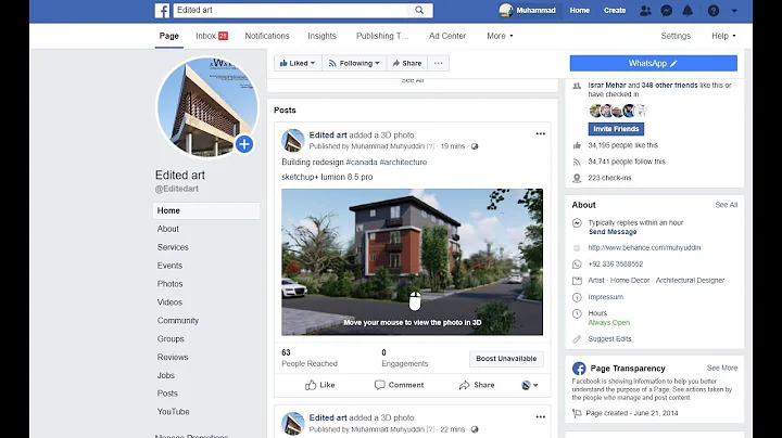 How to create facebook 3D photo from Lumion 8