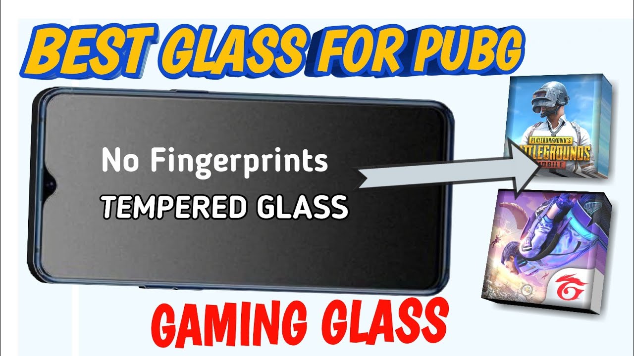 Best Glass For Pubg/Freefire Matte Tempered Glass For Any Smartphone