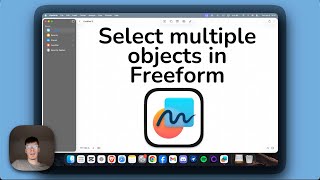 How to Select Multiple Objects in Freeform on Mac