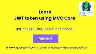 JWT Token using MVC Core | JWT Token in ASP.NET Core | JWT Token Using In MVC Core | JSON Web Token