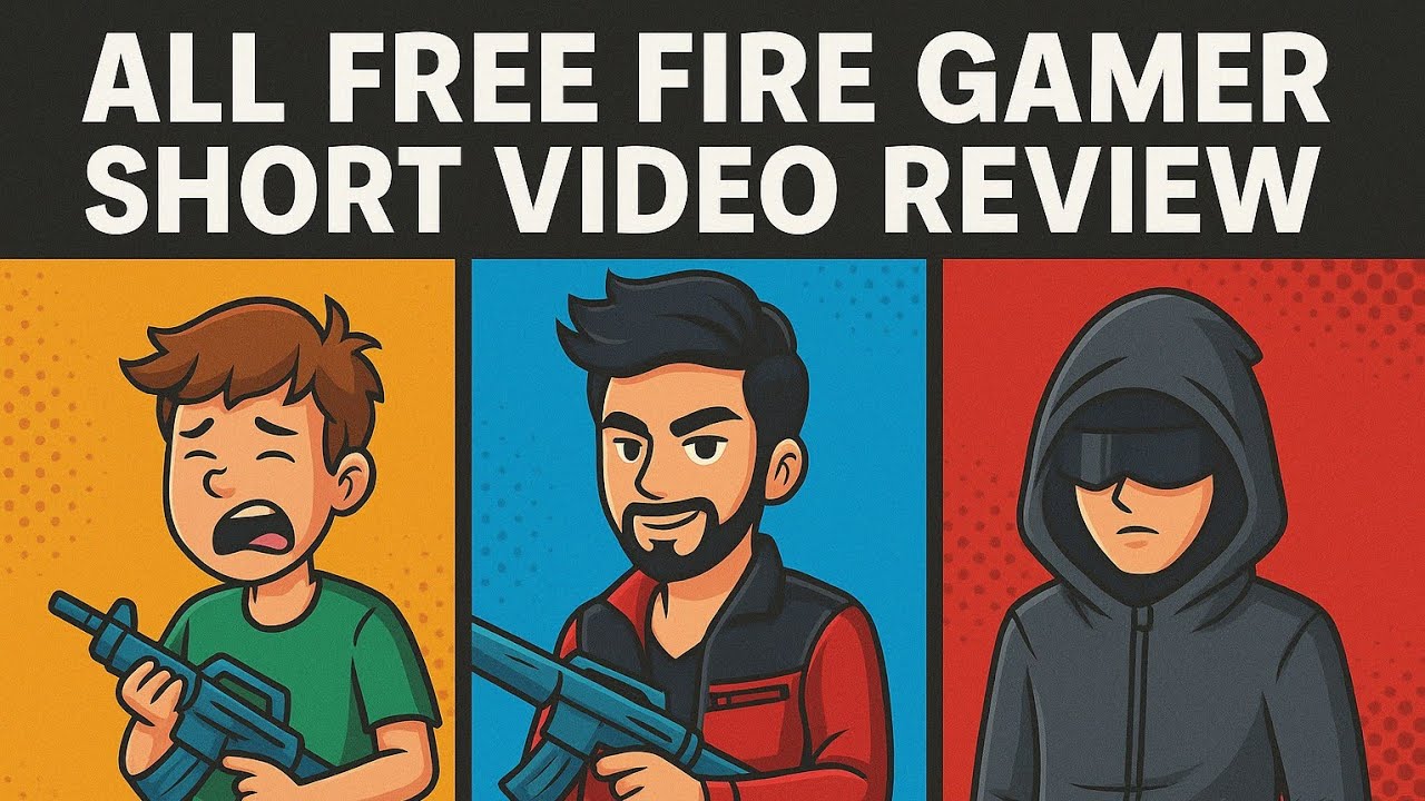 Free Fire All Player Review Short video | Noob vs Pro vs Hacker | 